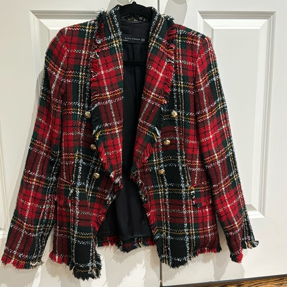 Zara plaid blazer - Picture 1 of 1